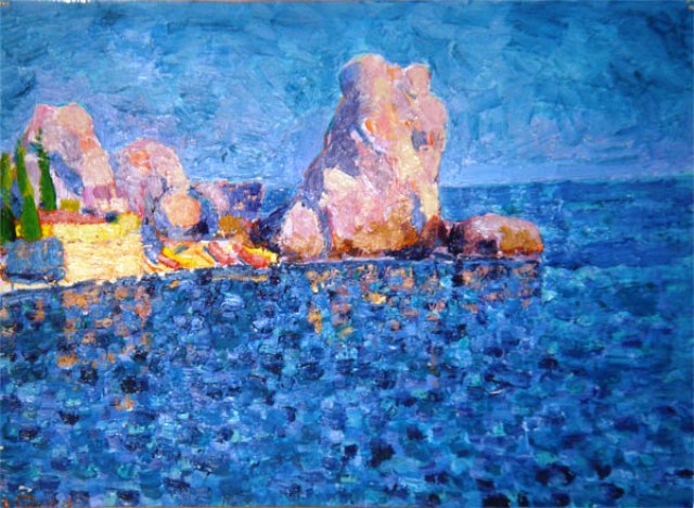Britov Kim. Evening on sea