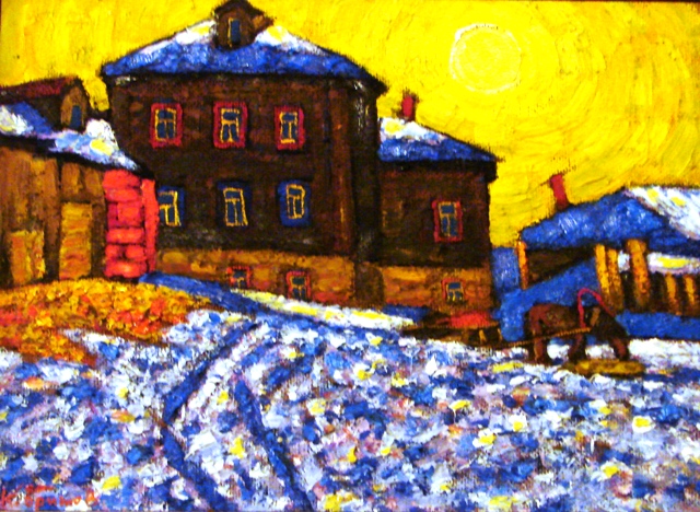 Britov Kim. Vladimir back-yard