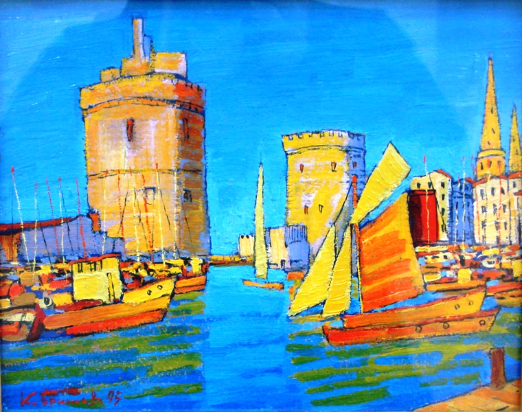 Britov Kim. Port in La Rochelle