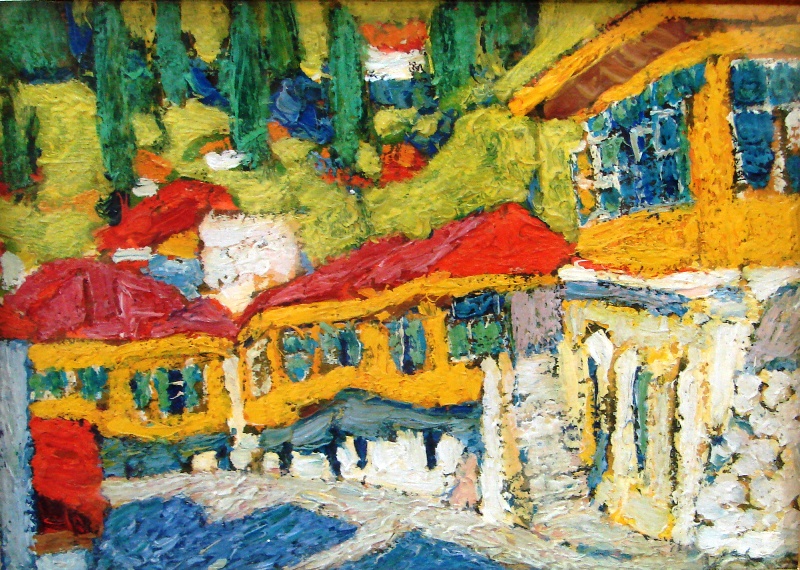 Britov Kim. Street view in Gurzuf