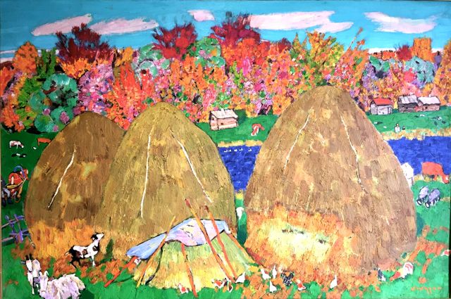 Kokurin Valery. Autumn in the village